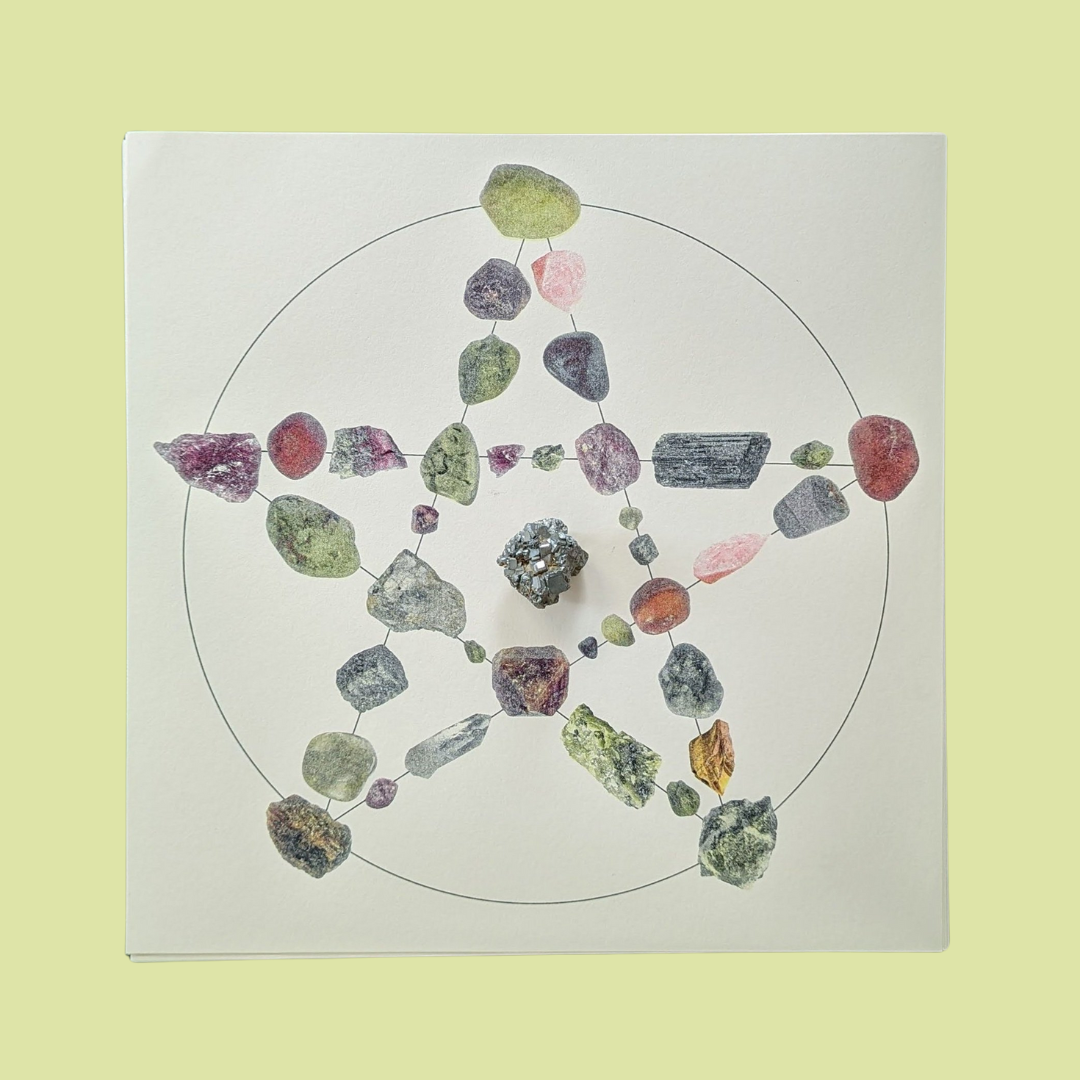 Crystal Pentagram Print