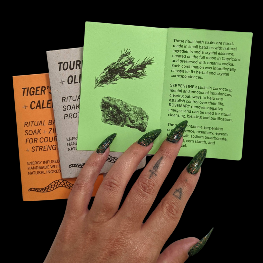 Crystal Ritual Bath Soak & Zine