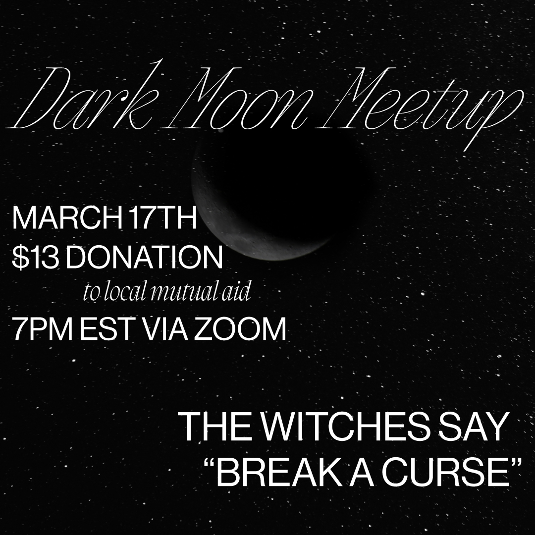 MAR 17: Virtual Witch the Vote Dark Moon Meetup