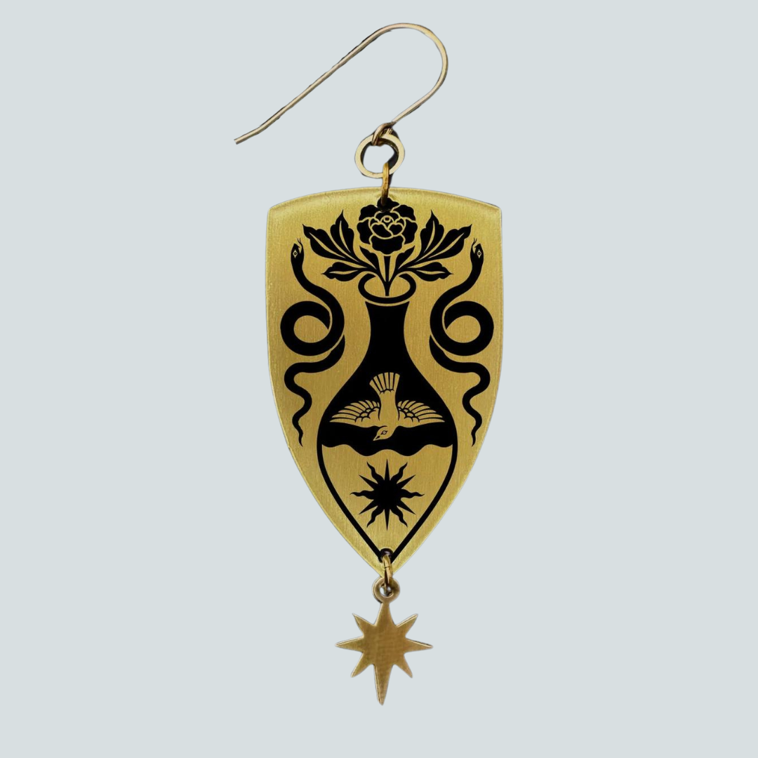 Air Sign Zodiac Earring