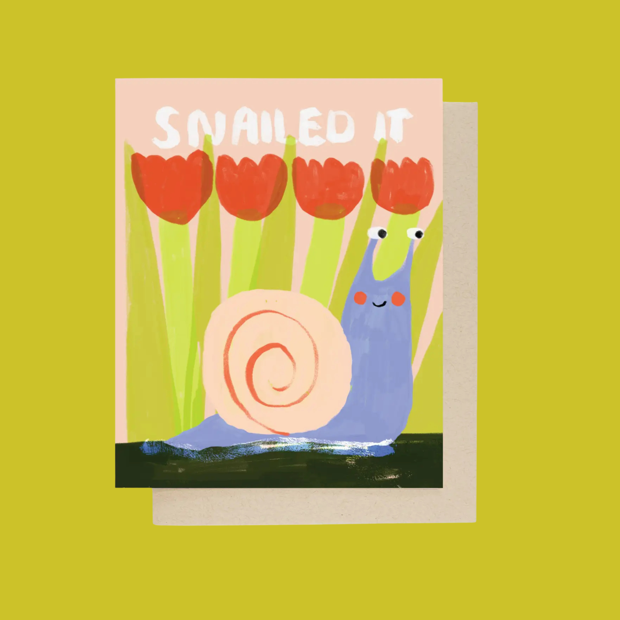 Snailed It Greeting Card