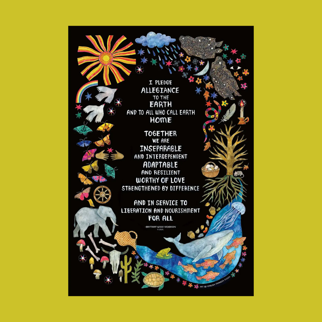 Earth Pledge Poster