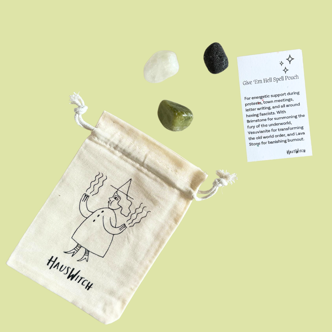 Give 'Em Hell Crystal Spell Pouch