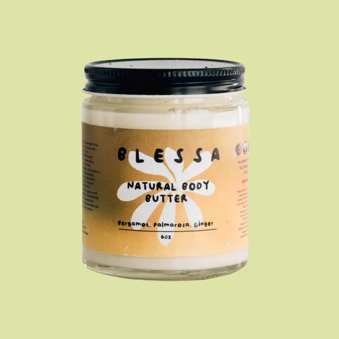 All Natural Body Butter - Bergamot, Palmarosa, Ginger
