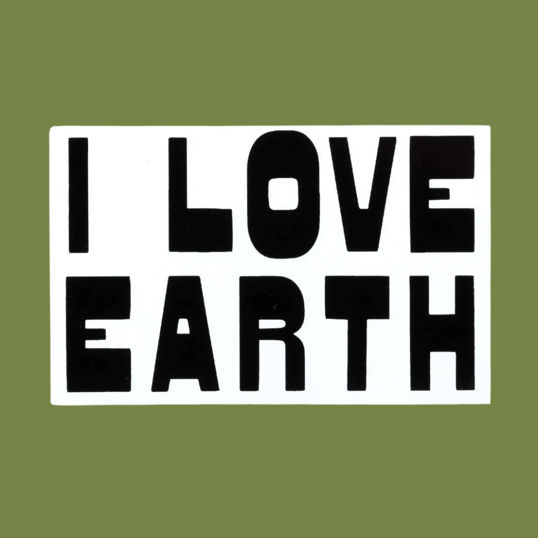 I Love Earth Bumper Sticker