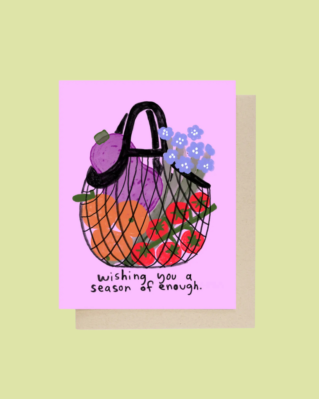 Season of Enough Greeting Card