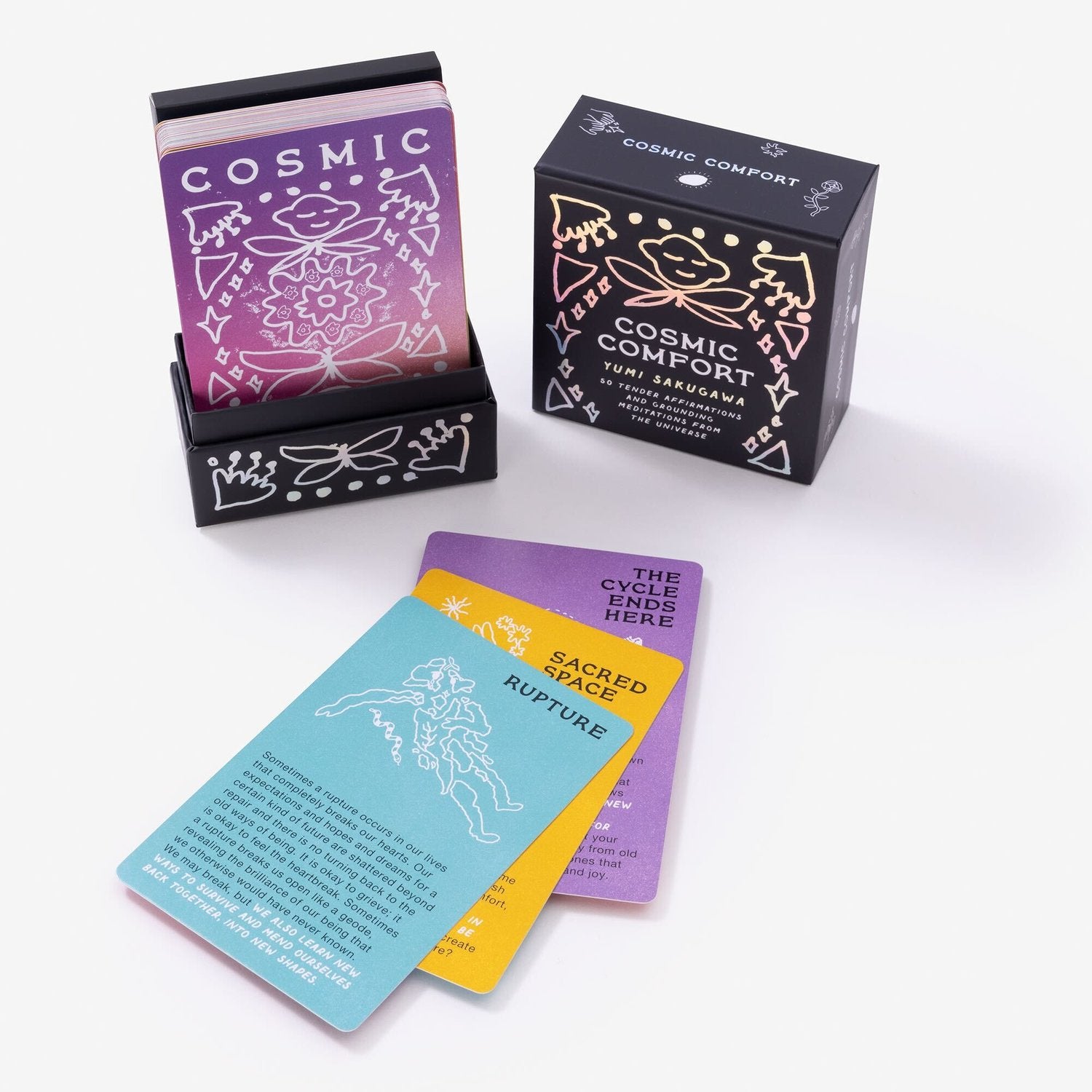 Cosmic Comfort: 50 Tender Affirmations and Grounding Meditations from the Universe