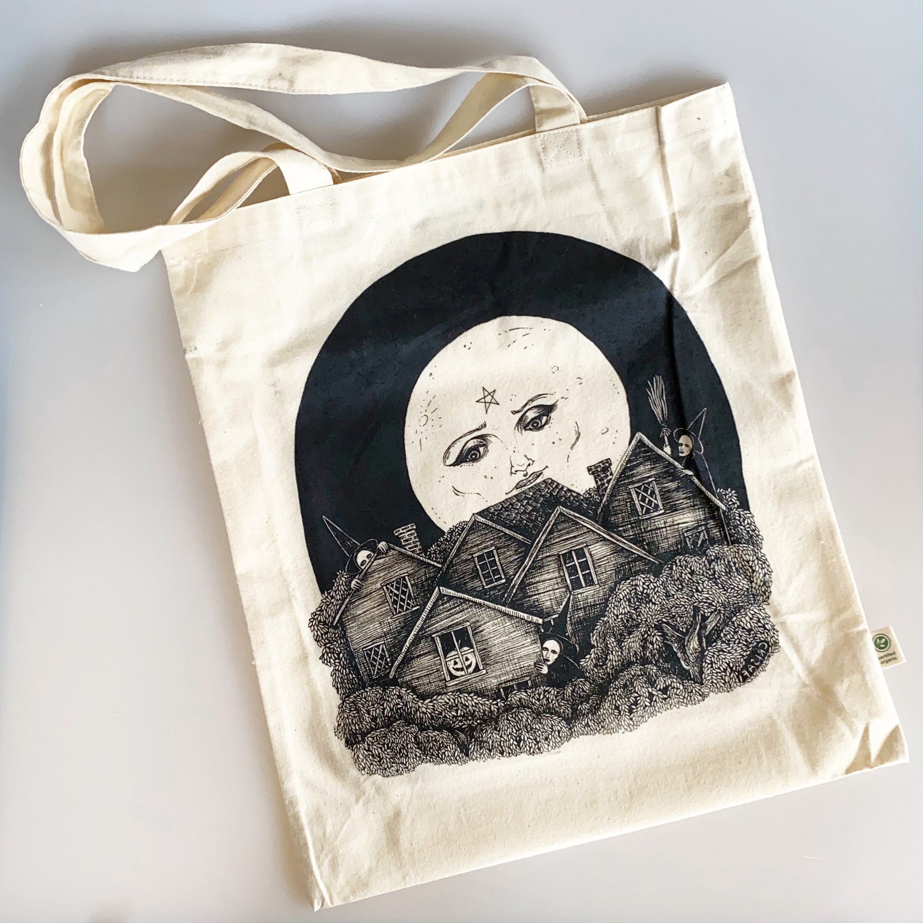 Full Moon Over Salem Tote