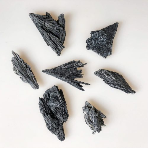 Black Kyanite Witch's Brooms