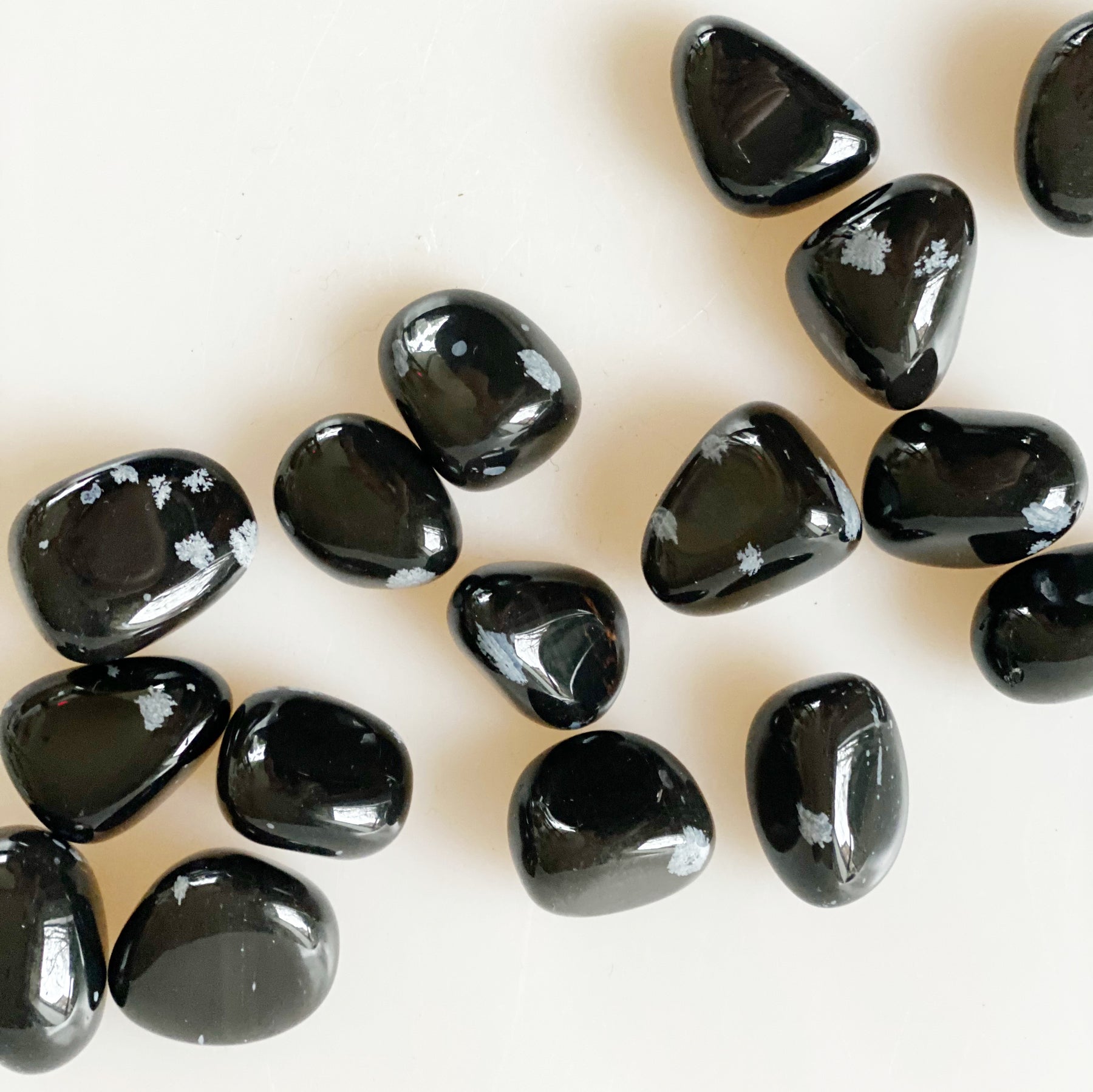 Snowflake Obsidian Tumbled Crystal