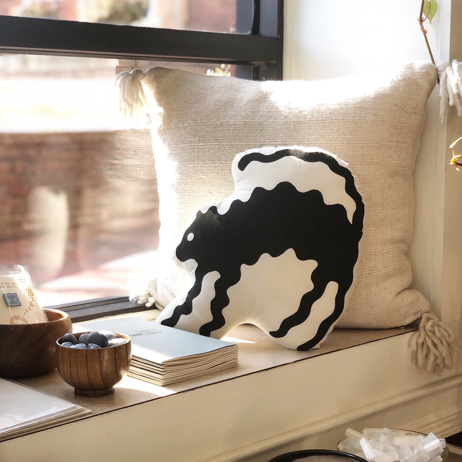 Wavy Cat Pillow