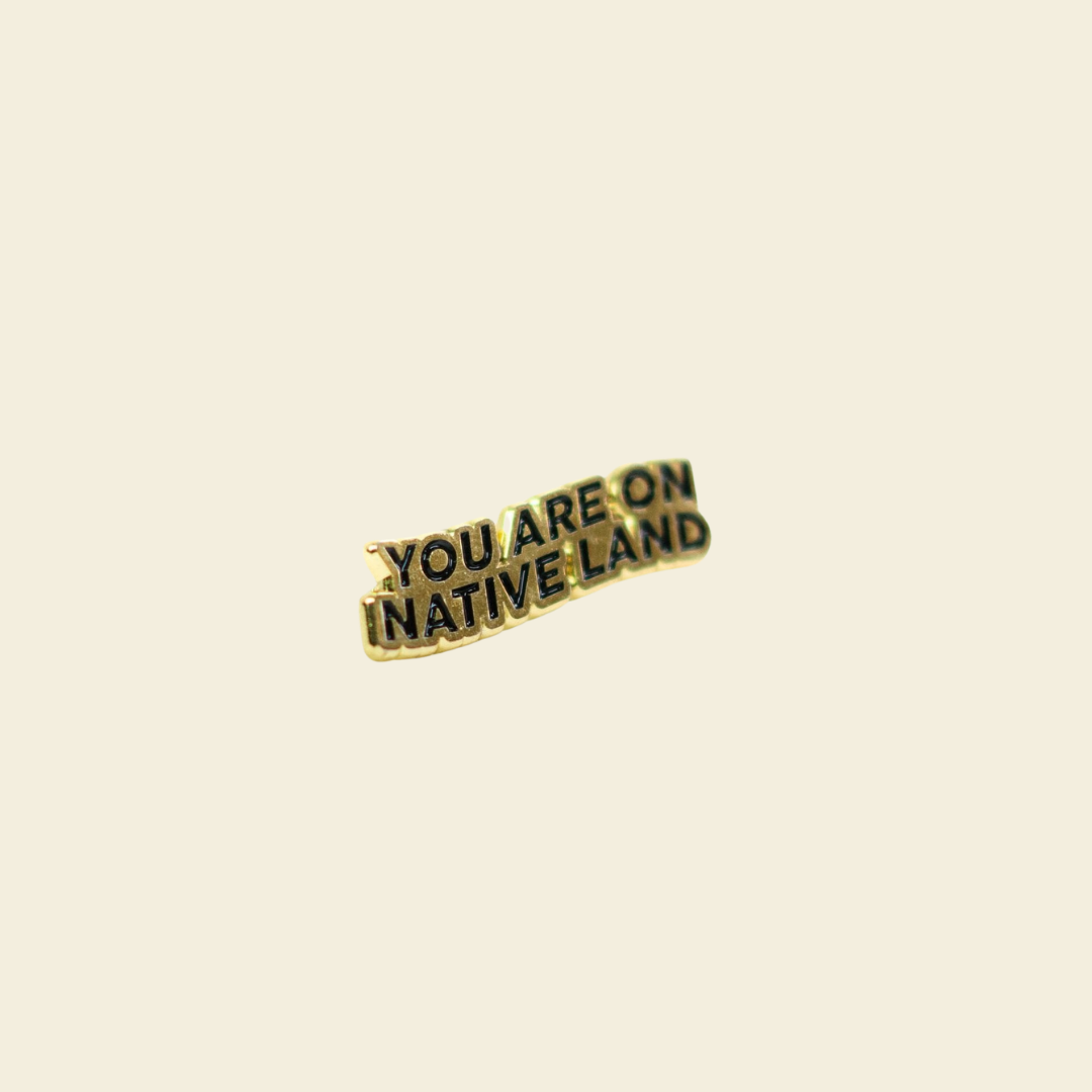 You Are on Native Land Pin