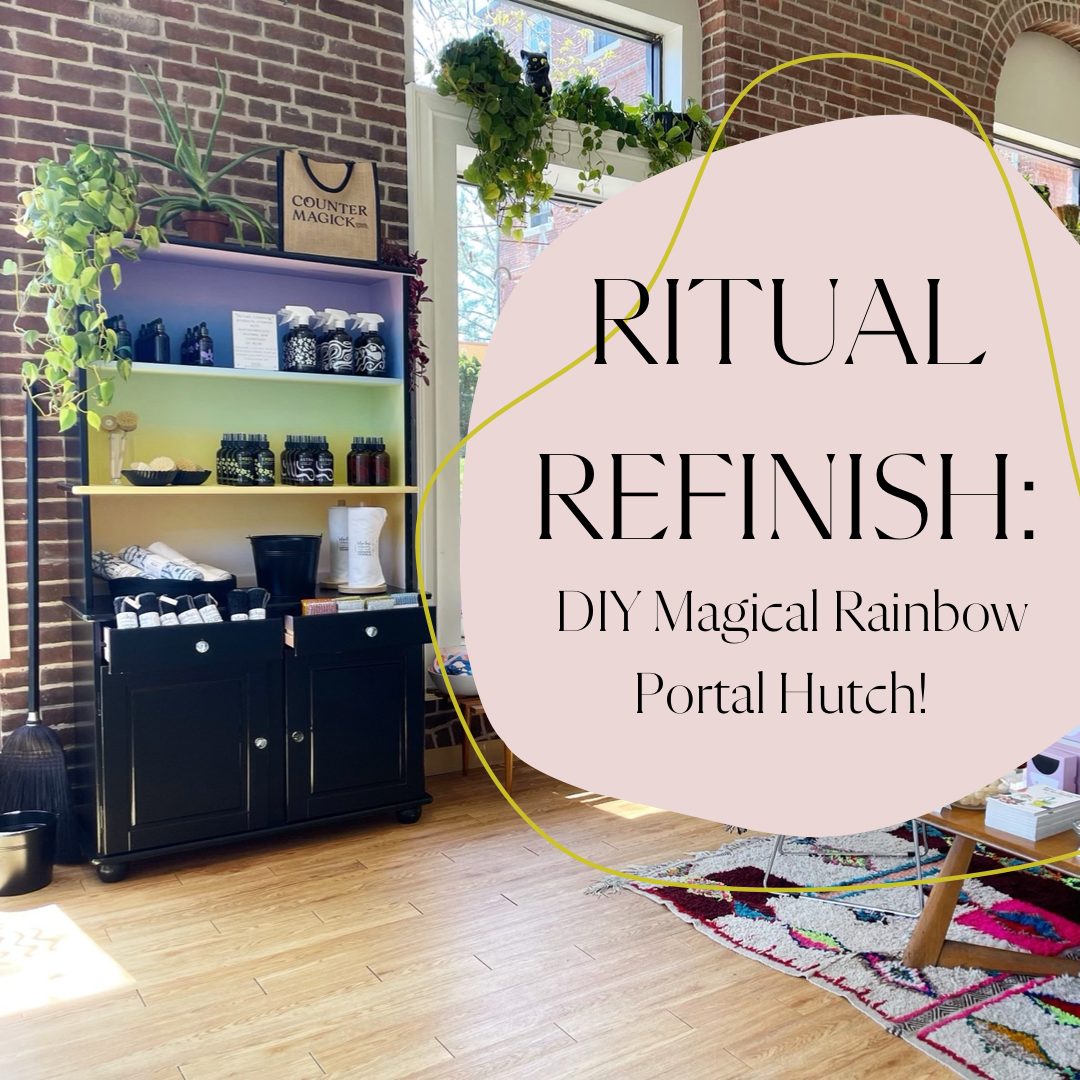 Ritual Refinish: DIY Magical Rainbow Portal Hutch!