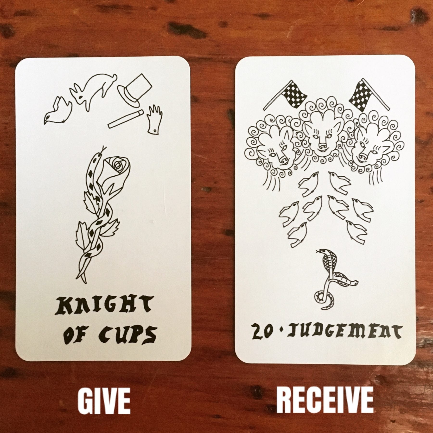 TAROT AS MIRROR: GIVE AND RECEIVE
