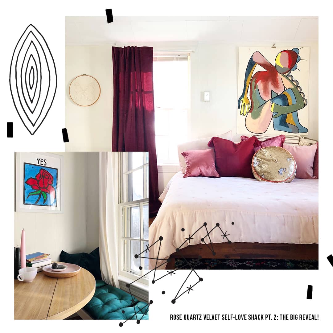 ROSE QUARTZ VELVET SELF LOVE SHACK VOL. 3: THE BIG REVEAL!