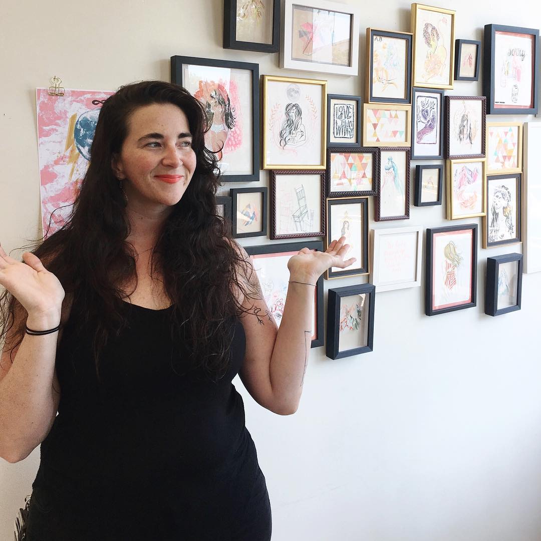 AN ART-SIDE CHAT WITH SARAH GAY O'NEILL