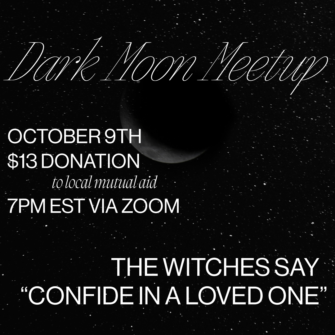 OCT 9: Witch the Vote Dark Moon Meetup