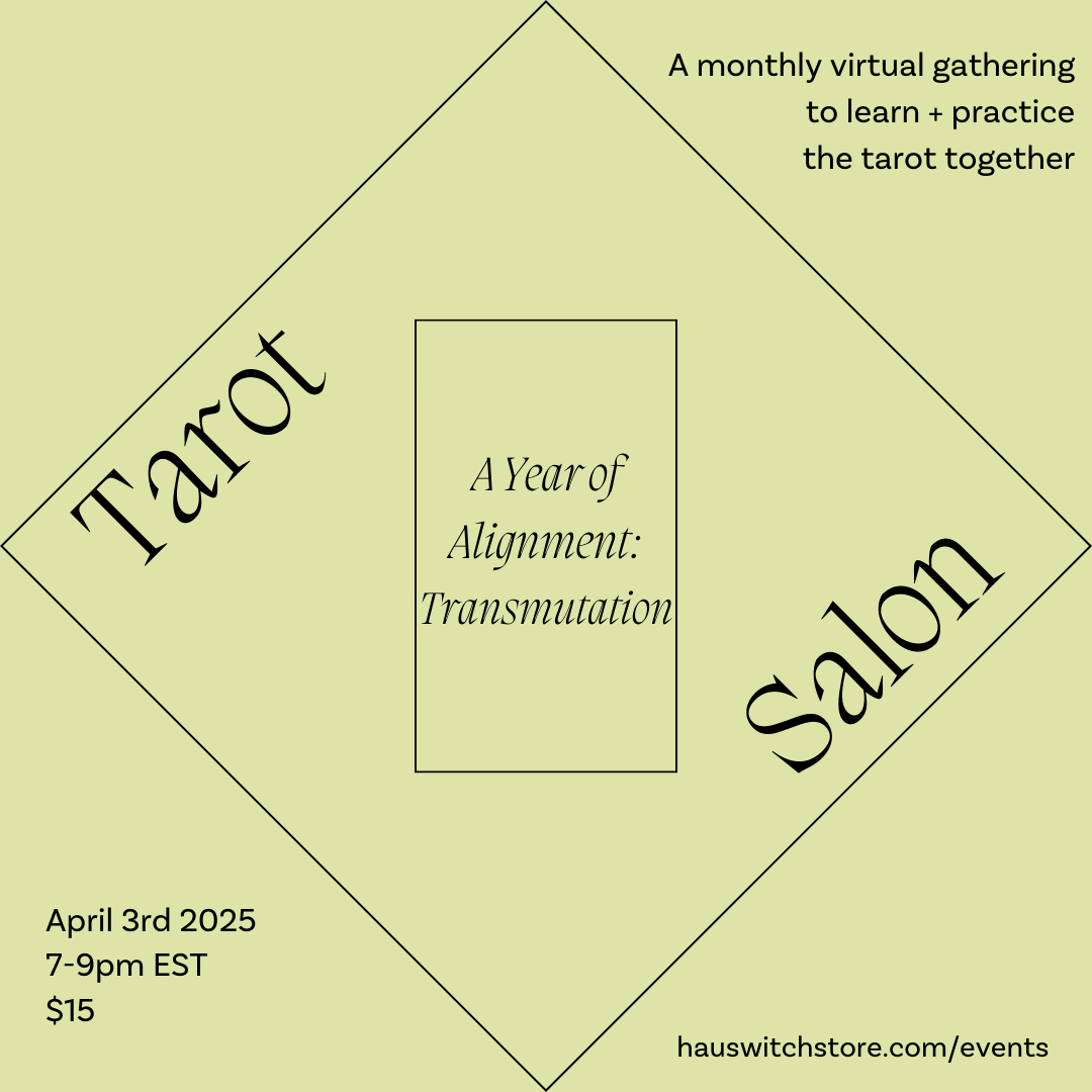 APR 3: Virtual Tarot Salon