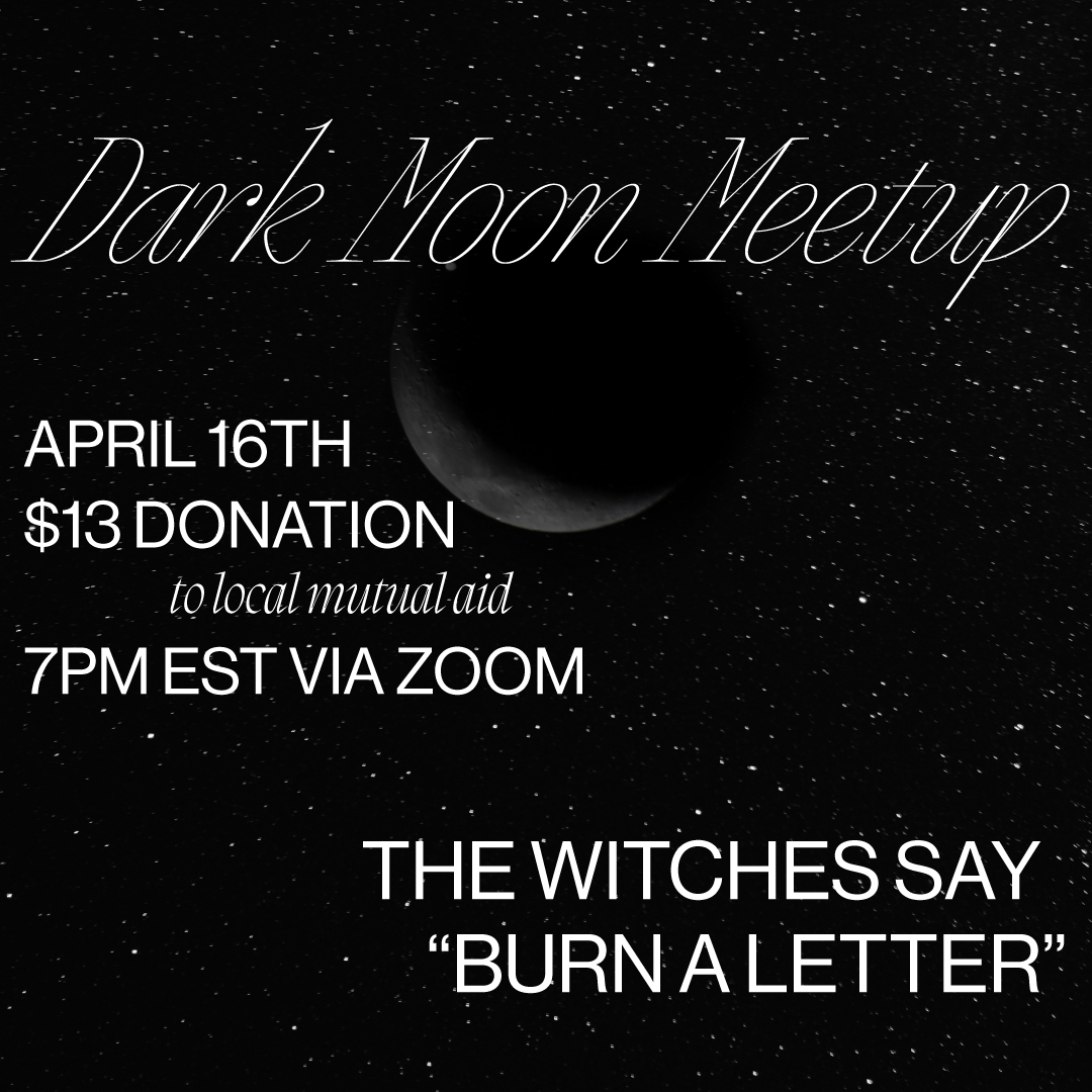 APR 15: Virtual Witch the Vote Dark Moon Meetup