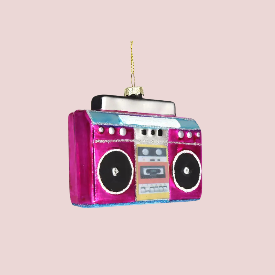 Boombox Radio Ornament