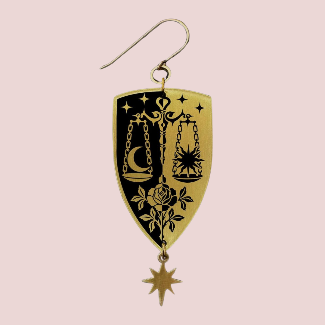 Air Sign Zodiac Earring