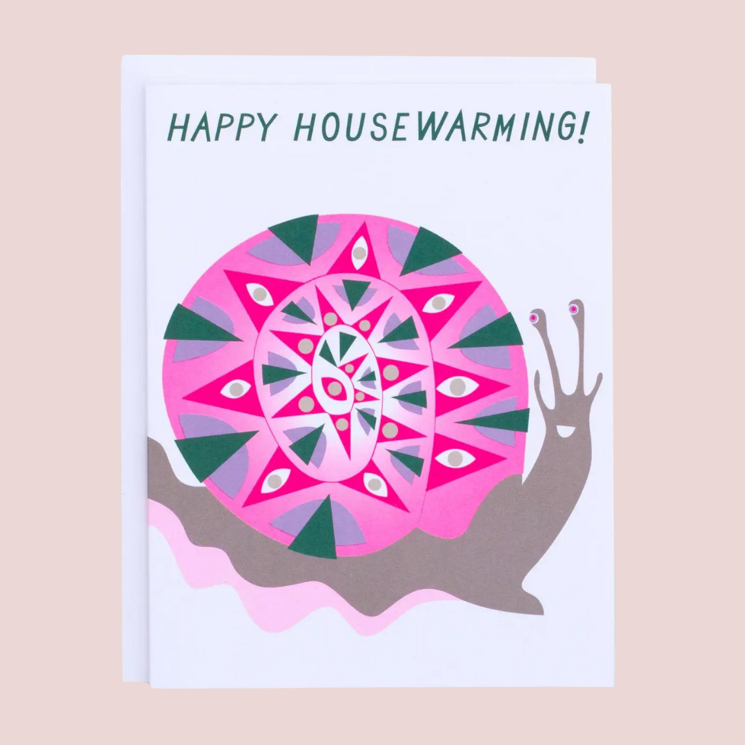 Snail Housewarming Greeting Card