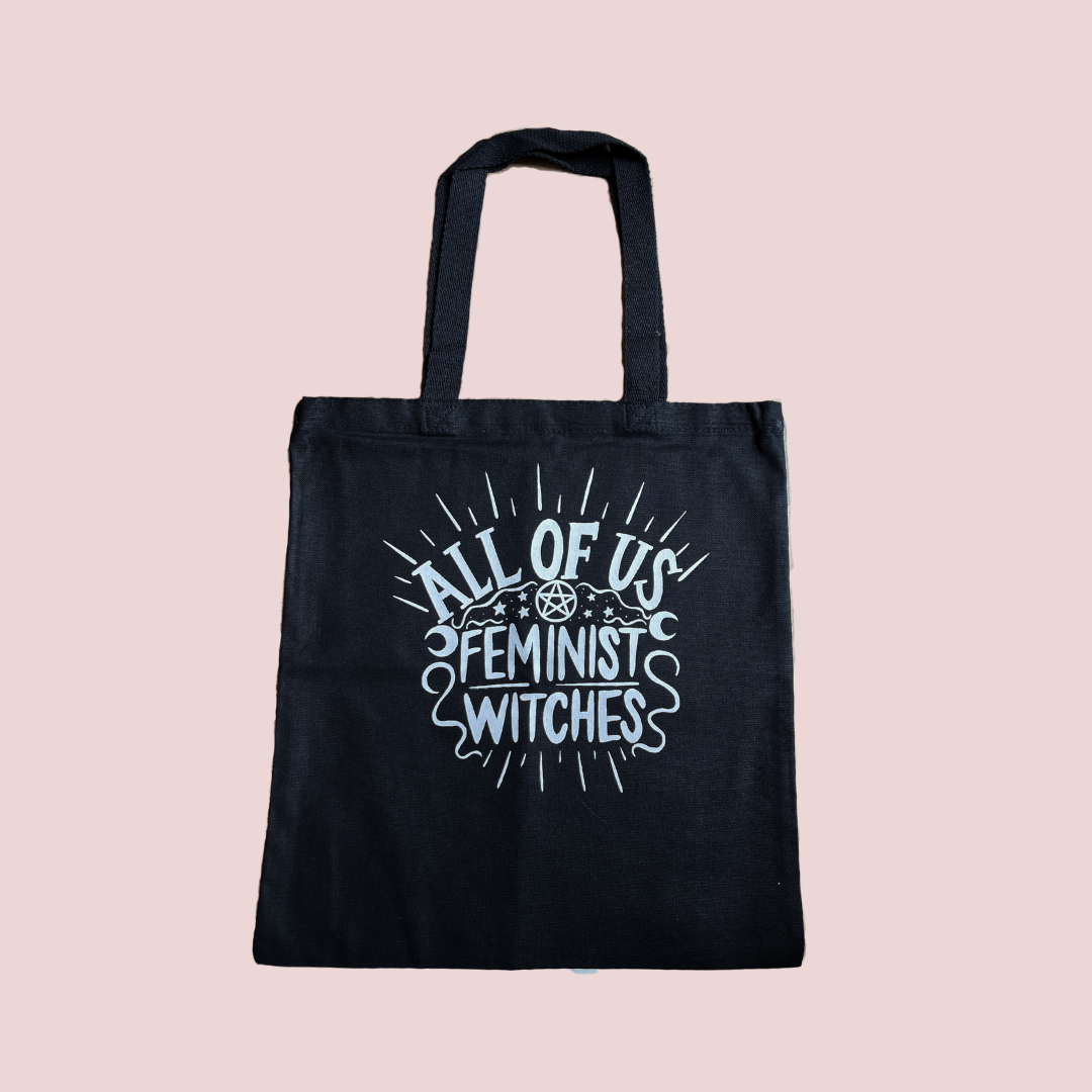 All of Us Feminist Witches Tote Starburst Design