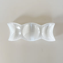Load image into Gallery viewer, Selenite Triple Goddexx Tray
