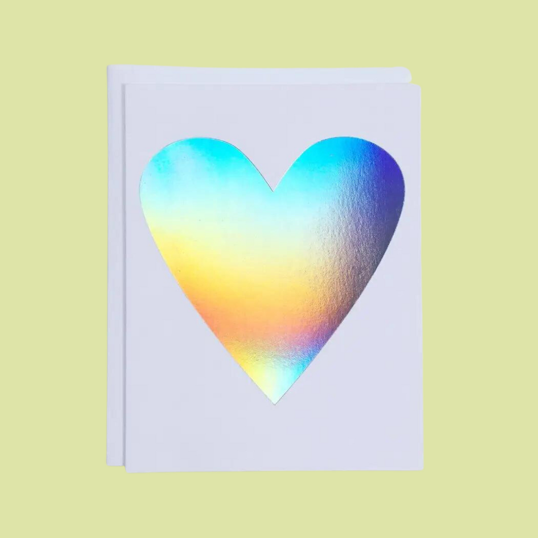Hologram Heart Greeting Card