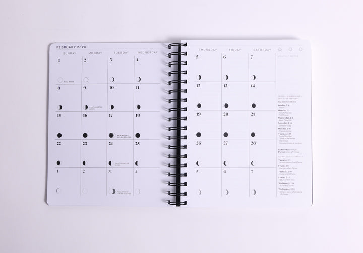 2026 Many Moons Lunar Planner