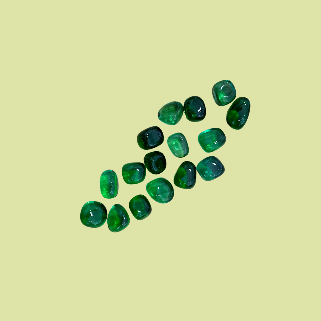 Wicked Green Obsidian Tumbled
