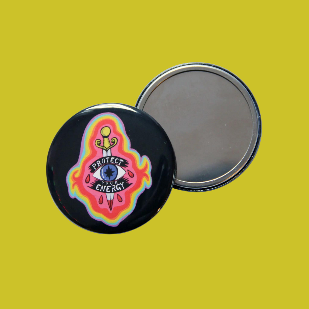 Protect Your Energy Pocket Mirror