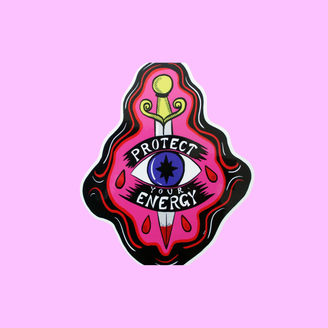 Protect Your Energy Vinyl Sticker