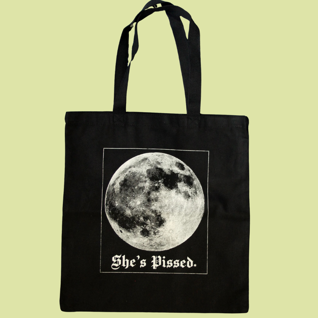 The Moon Is Pissed Tote