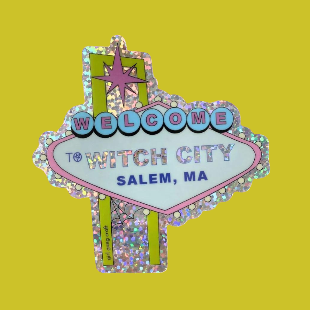Welcome to Witch City Sticker