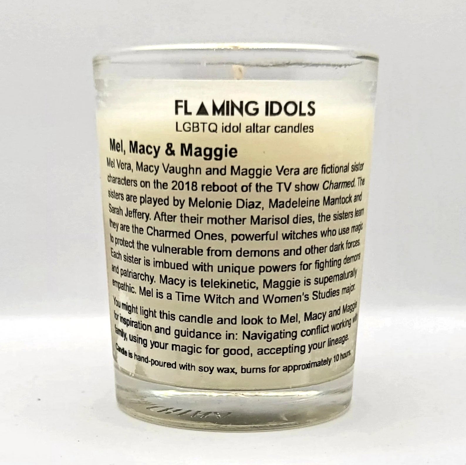 Charmed Flaming Idols Candle