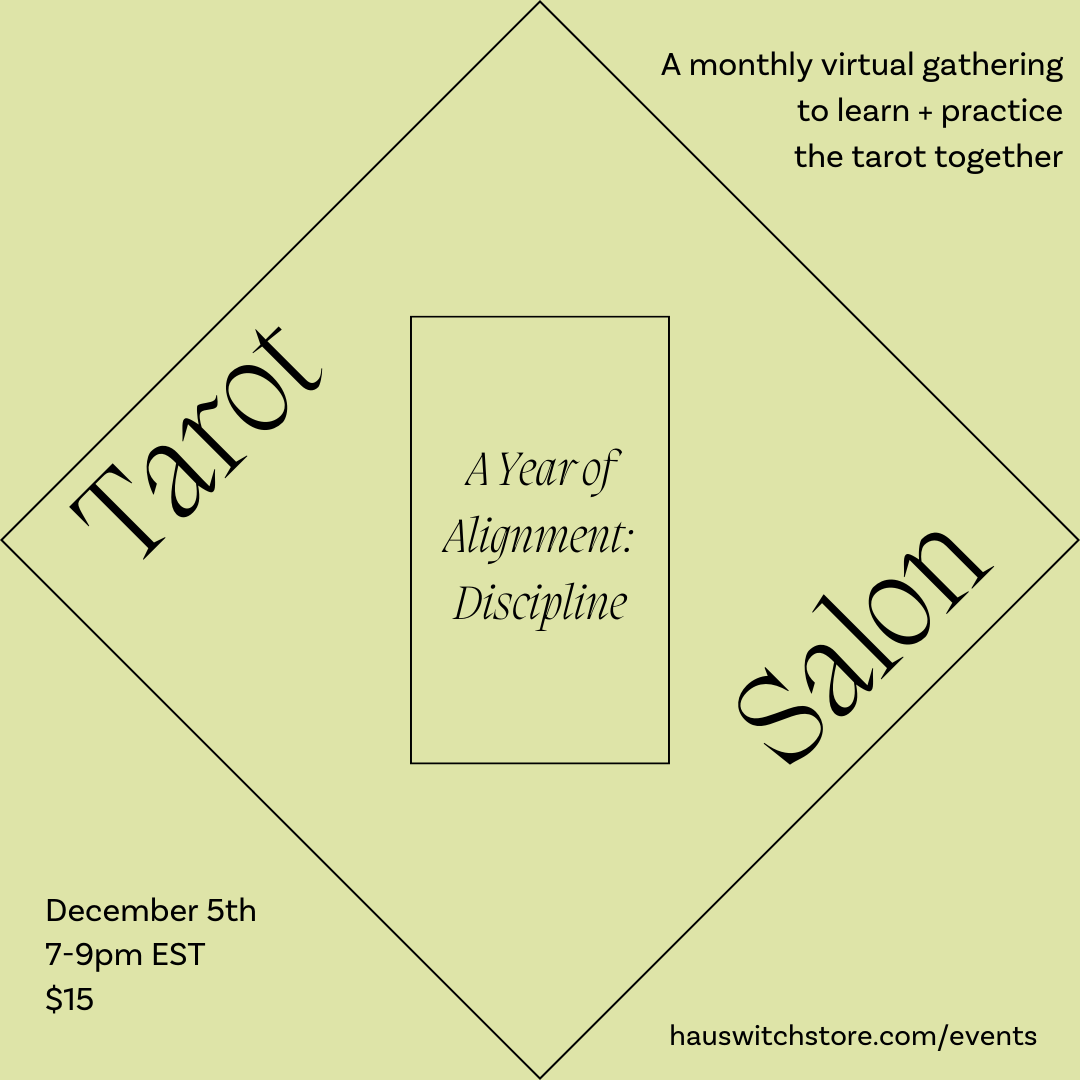 DEC 5: Virtual Tarot Salon