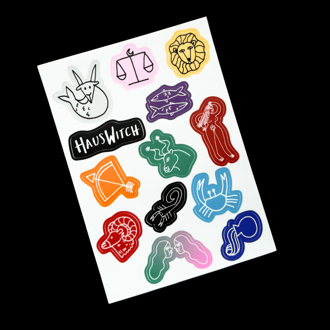 Zodiac Signs Sticker Sheet