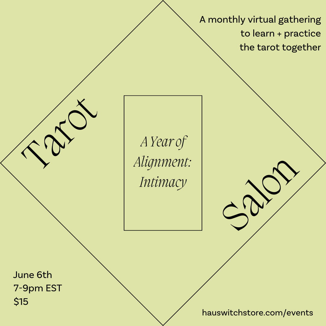 JUN 6: Virtual Tarot Salon