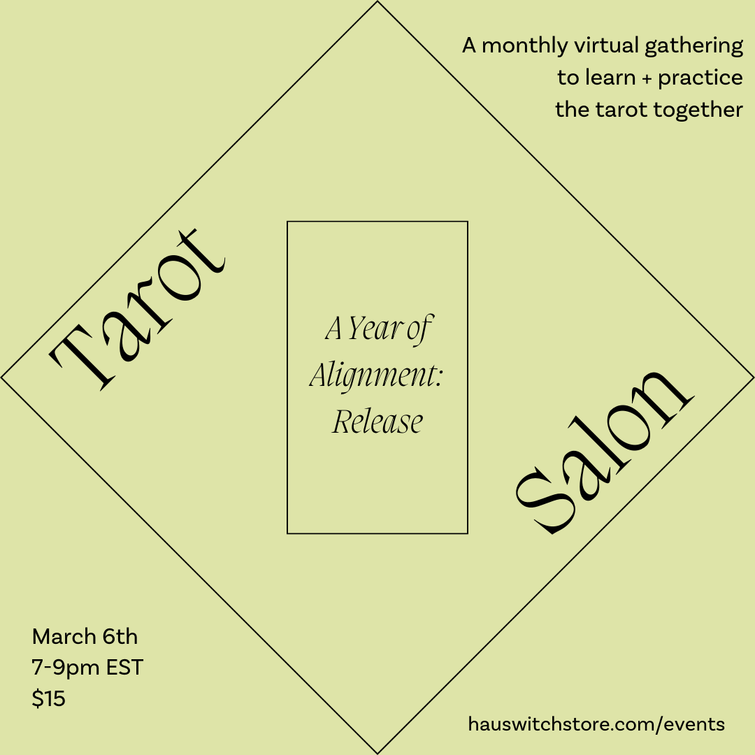 MAR 6: Virtual Tarot Salon