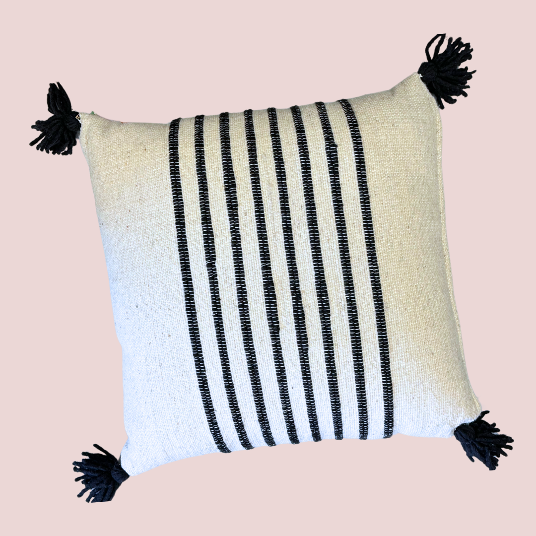 Territory Striped Wool Pillow