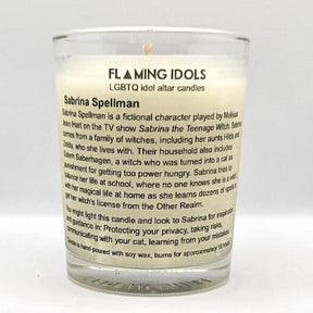 Sabrina Spellman Flaming Idols Candle