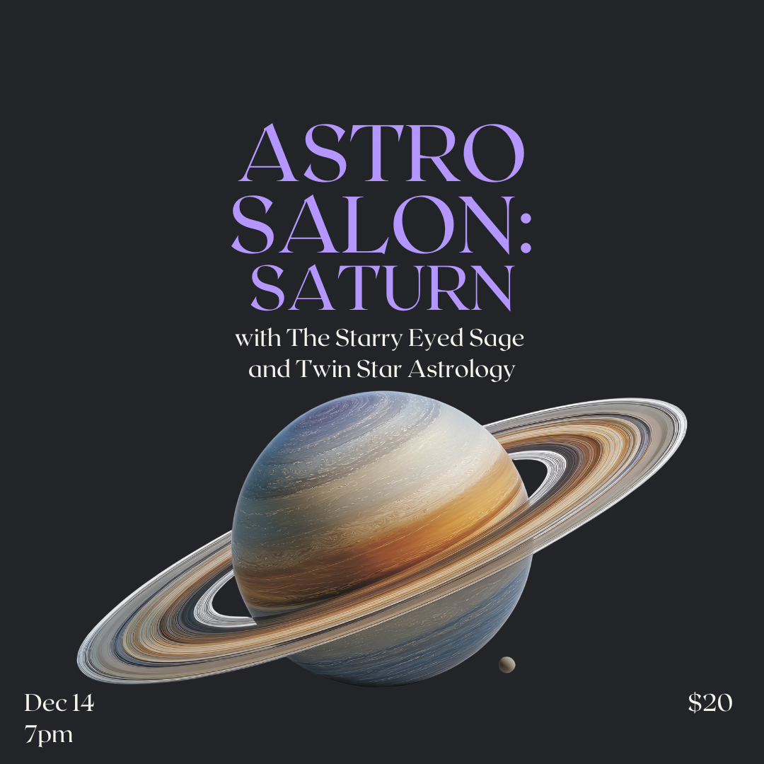 DEC 14: Virtual Astro Salon- Saturn