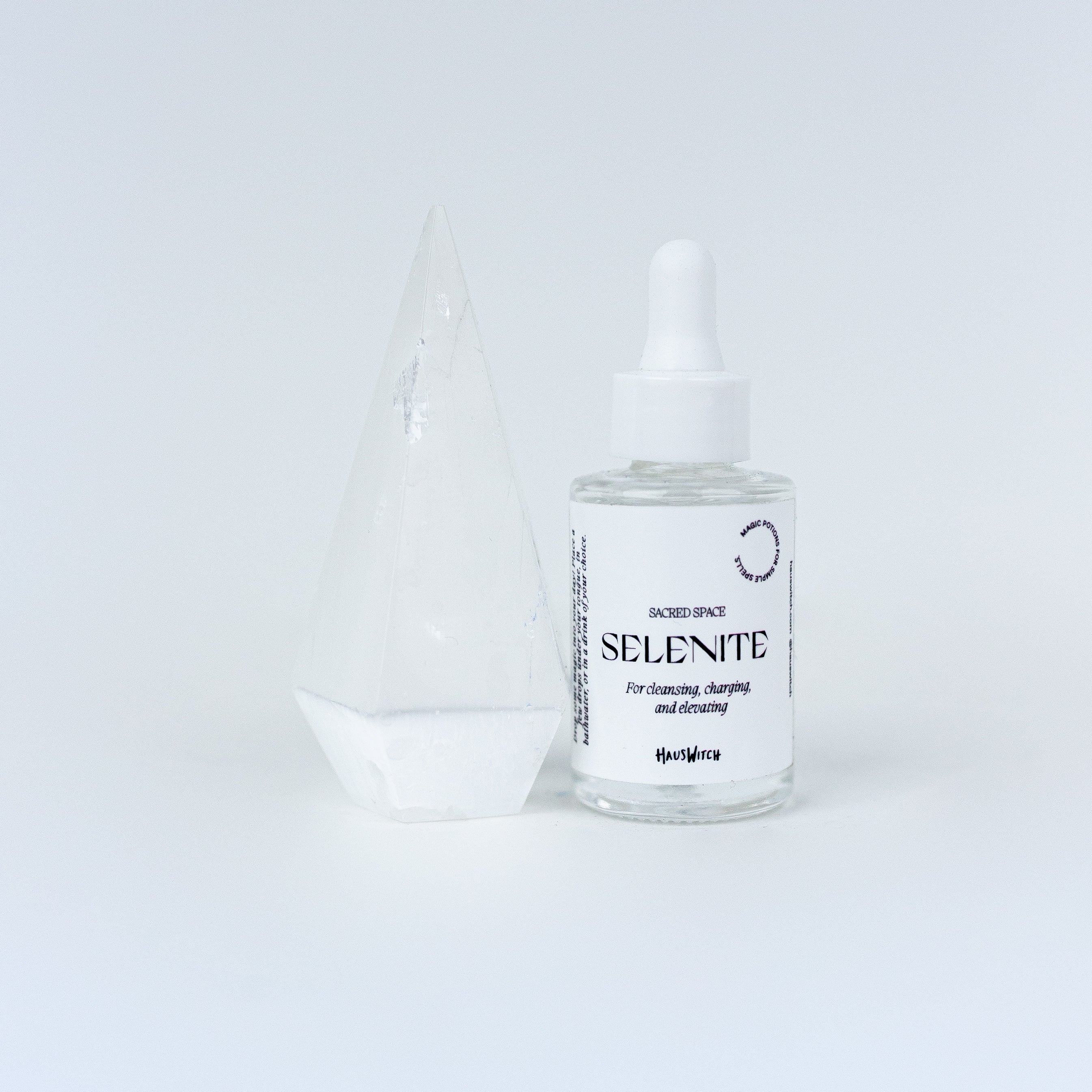 Selenite Gem Essence | HausWitch Home + Healing | Salem, MA