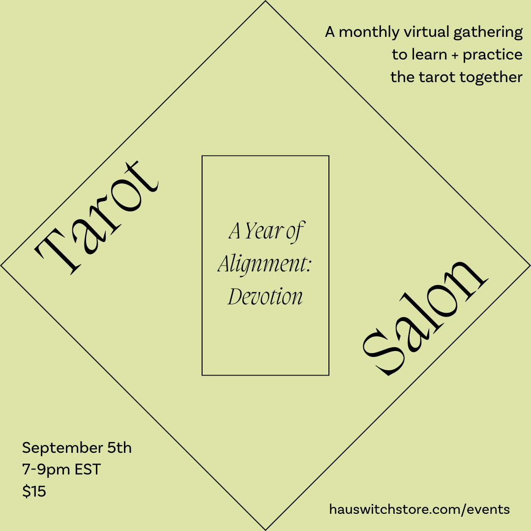 SEP 5: Virtual Tarot Salon