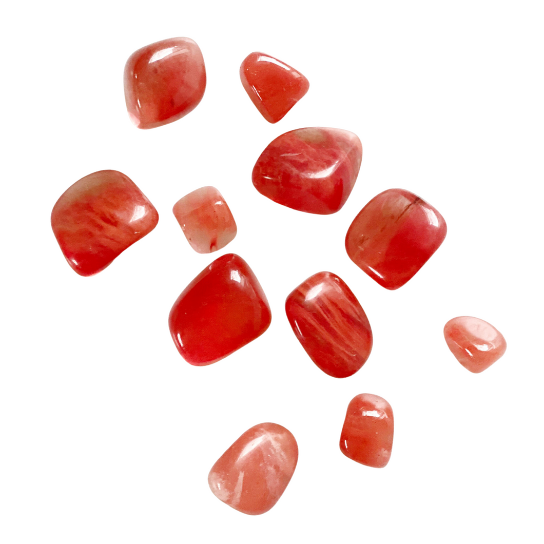 Strawberry Obsidian Tumbled Crystal