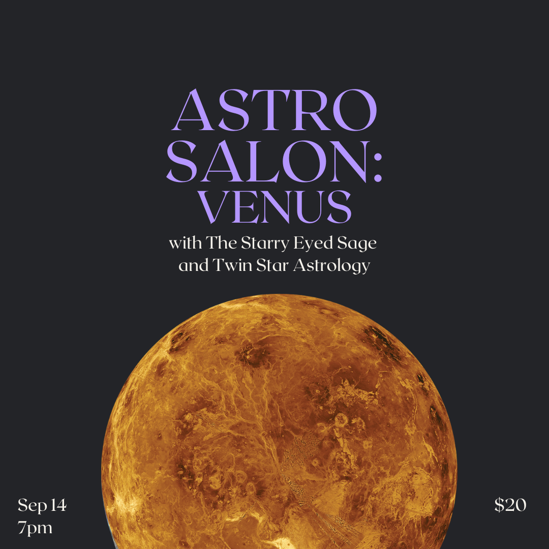 SEP 14: Virtual Astro Salon- Venus