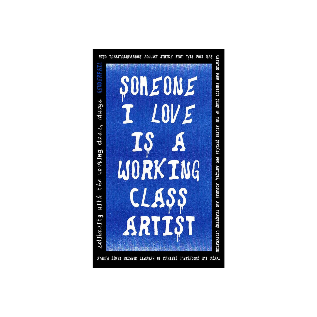 Working Class Artist Sticker