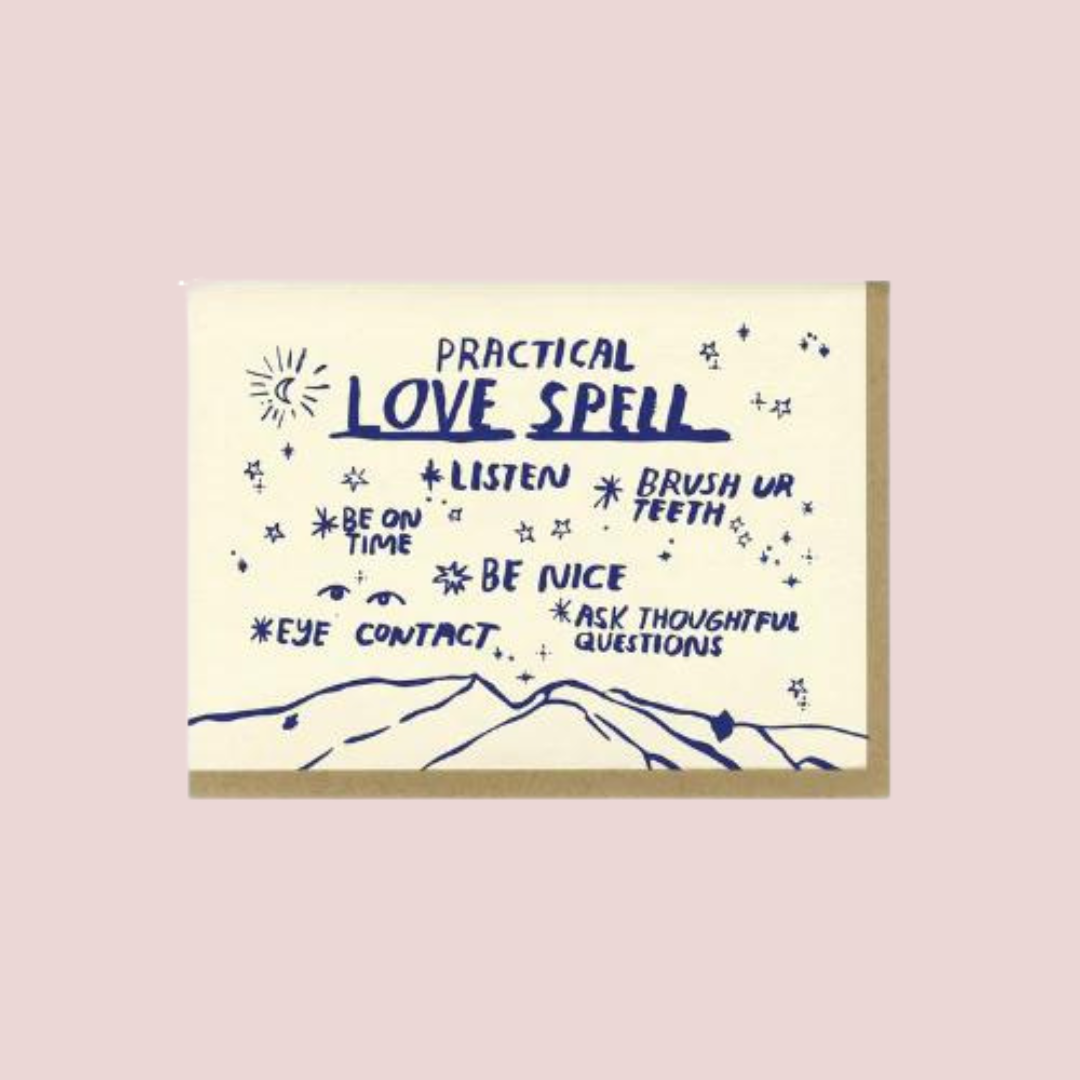 Practical Love Spell Card