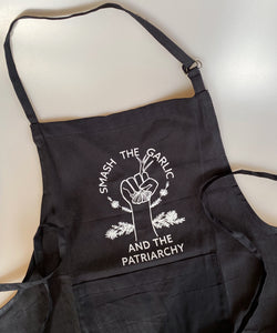 Smash The Garlic And The Patriarchy Apron